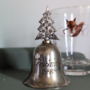 Christmas Bell International Silver 1900 Christmas Decor